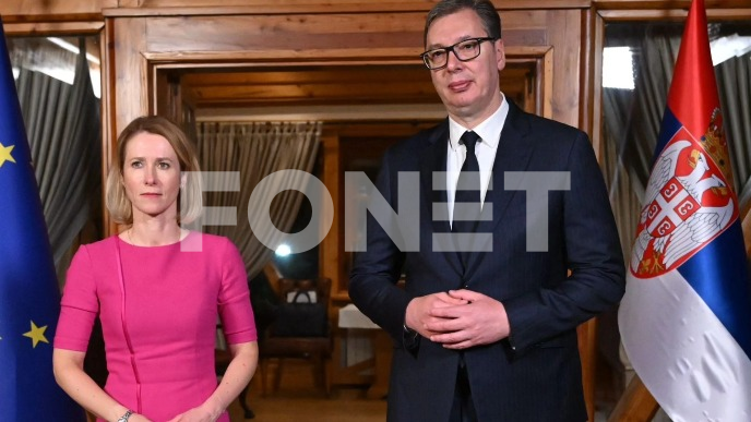 Vučić sa Kajom Kalas